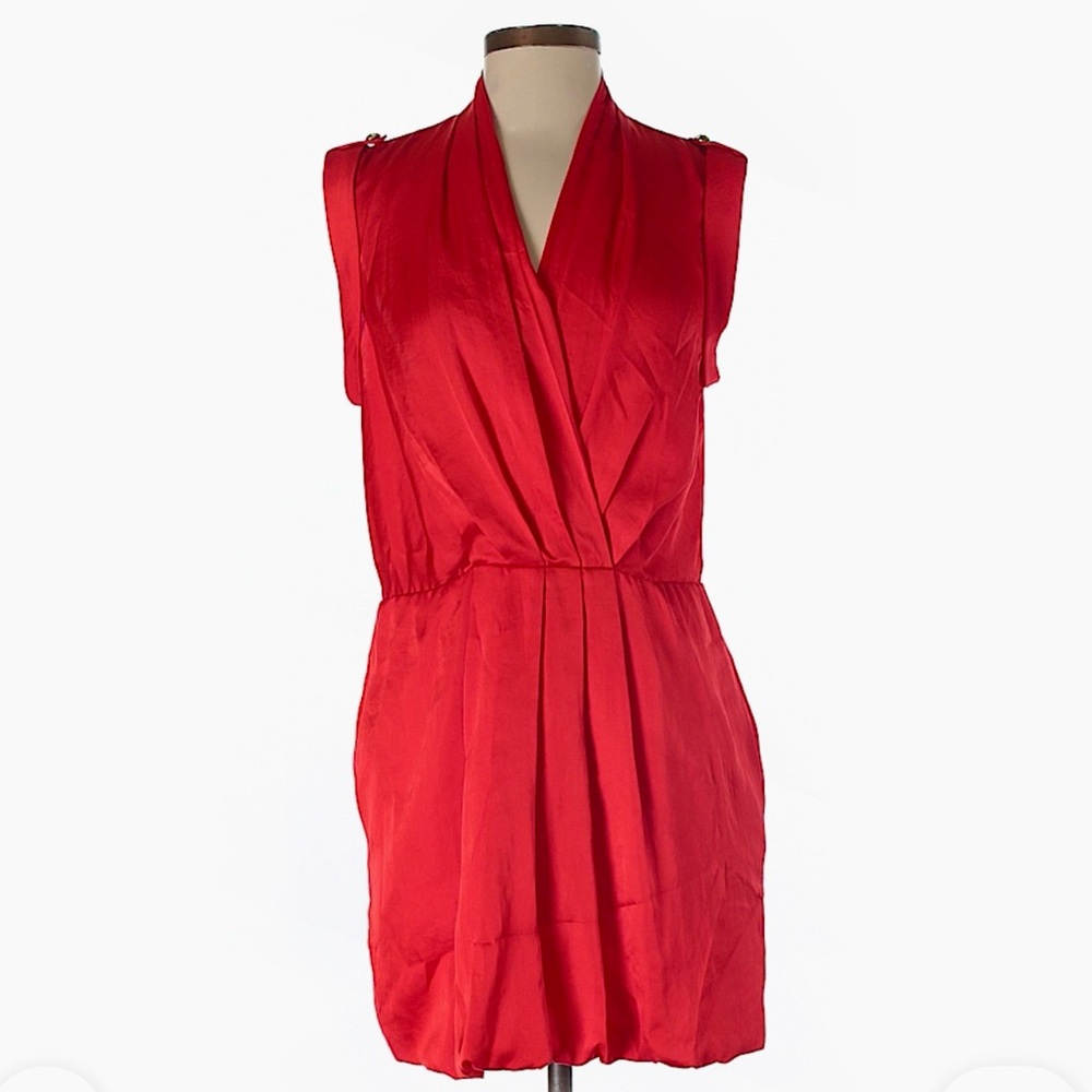 Armani Exchange Short Red Sleeveless Dress Size 4